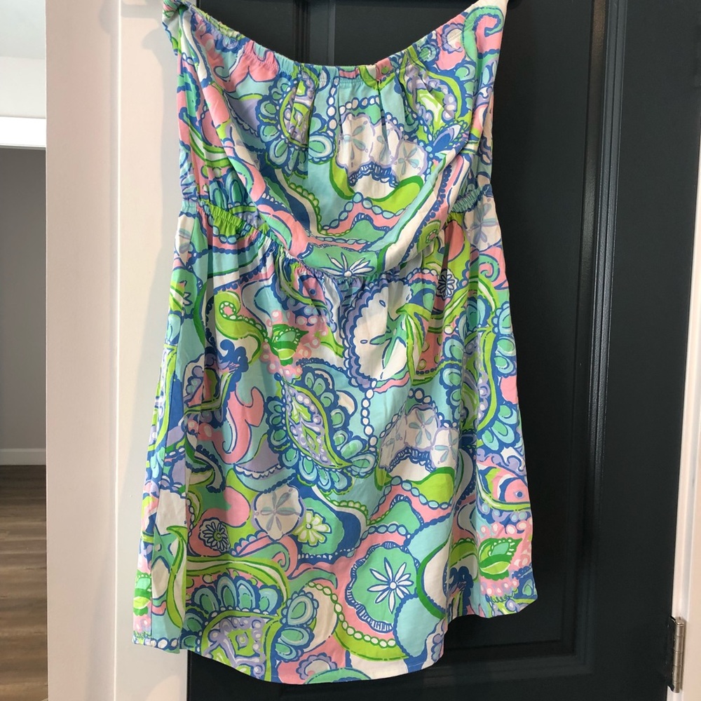 Lilly Pulitzer size XL strapless dress